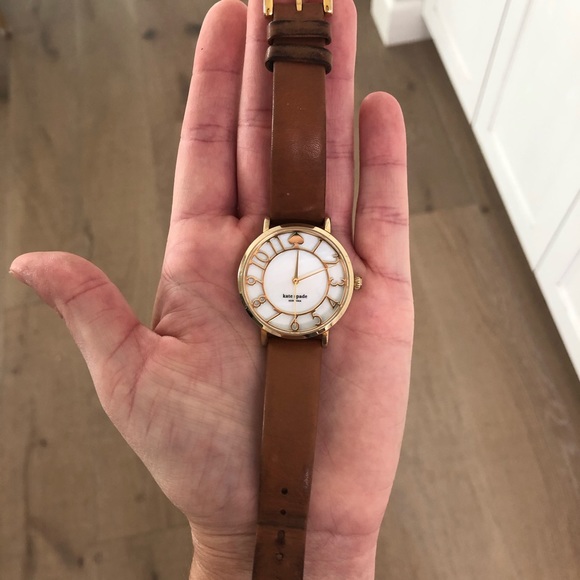 Kate Spade Gold & Leather Watch - Picture 4 of 4